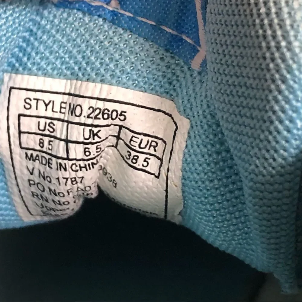 Eleven by Venus Williams Blue Silver Crackle Tennis Sneakers